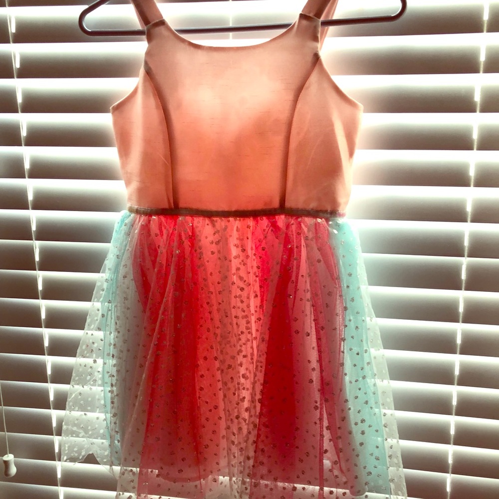 glittery pastel color tutu dress 🍉 4/$20